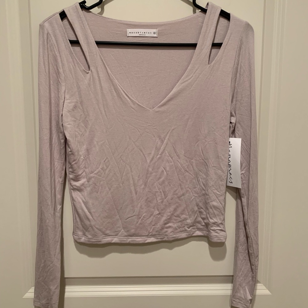 Wasabi & Mint Cropped Long Sleeve (NanaMacs)